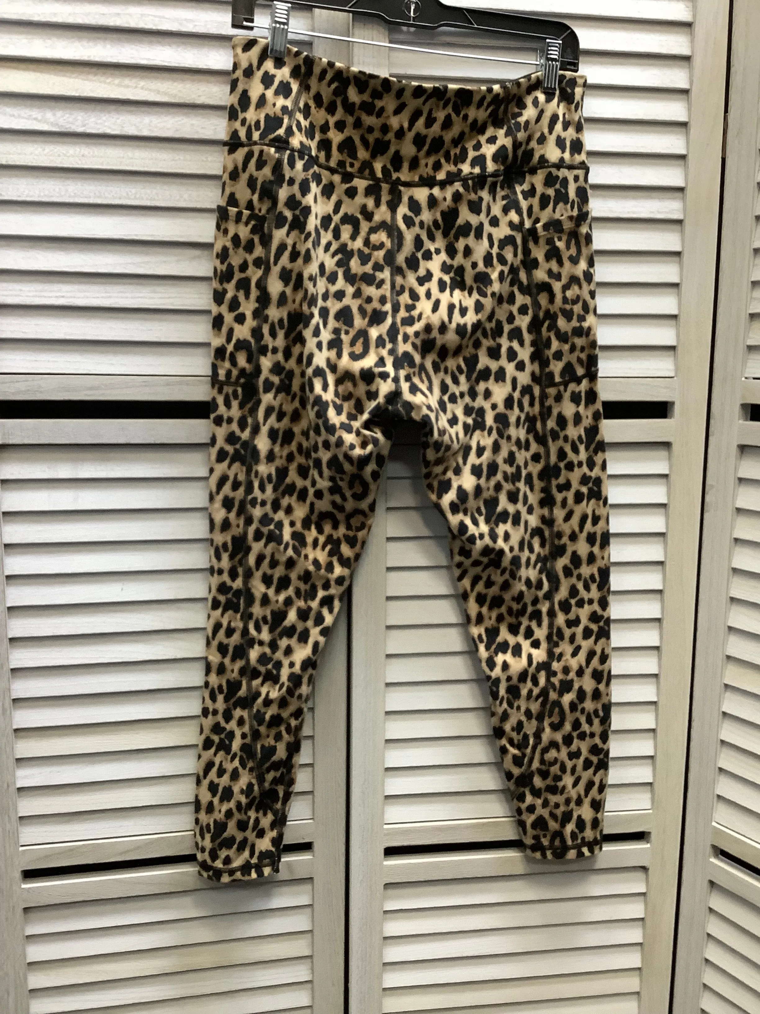 Athletic Leggings By Victorias Secret In Animal Print, Size: Xl