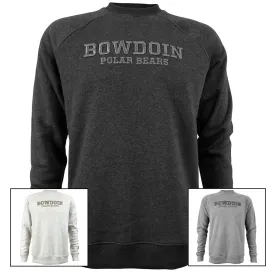 Bowdoin Polar Bears Triumph Raglan Crew from Champion