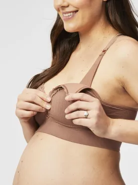 Cake Maternity Tutti Frutti Bamboo Nursing Mocha Bra