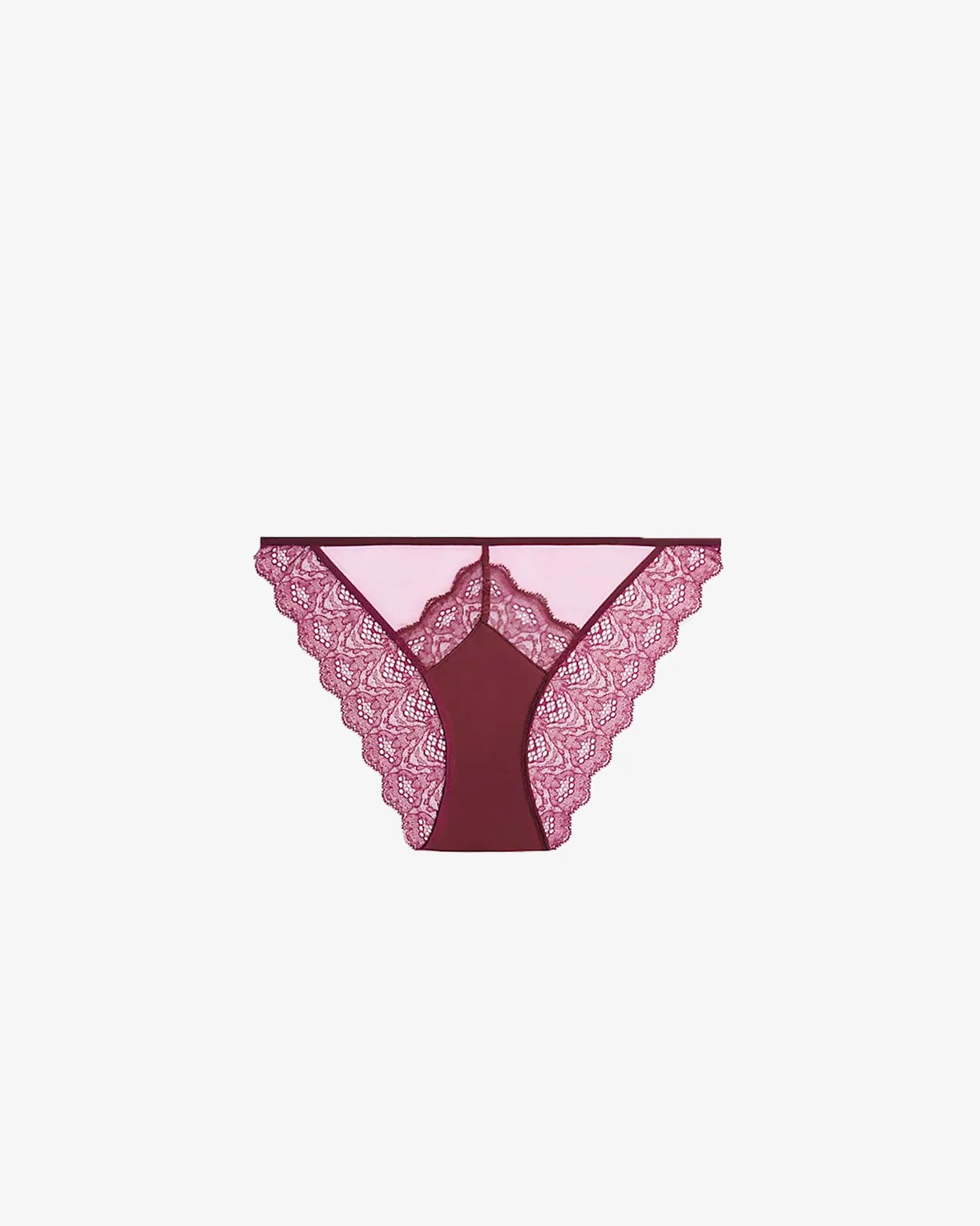 Calvin Klein Lace Bikini Briefs Tawny Port