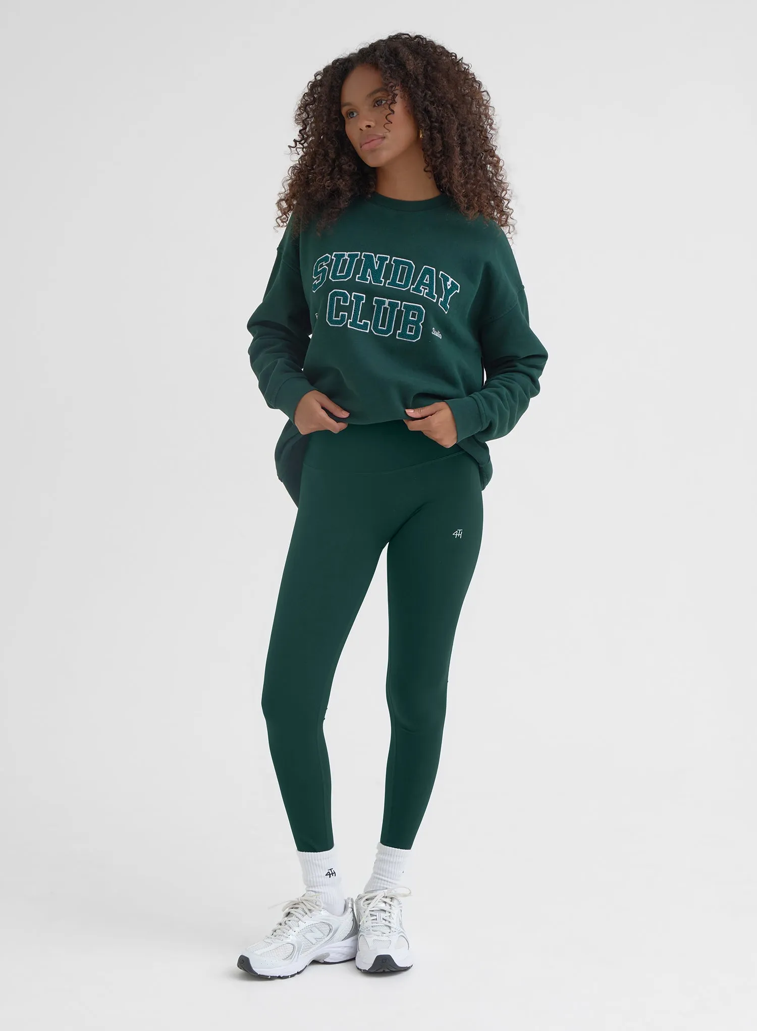 Forrest Green Fourth High Waisted Legging - Elessia