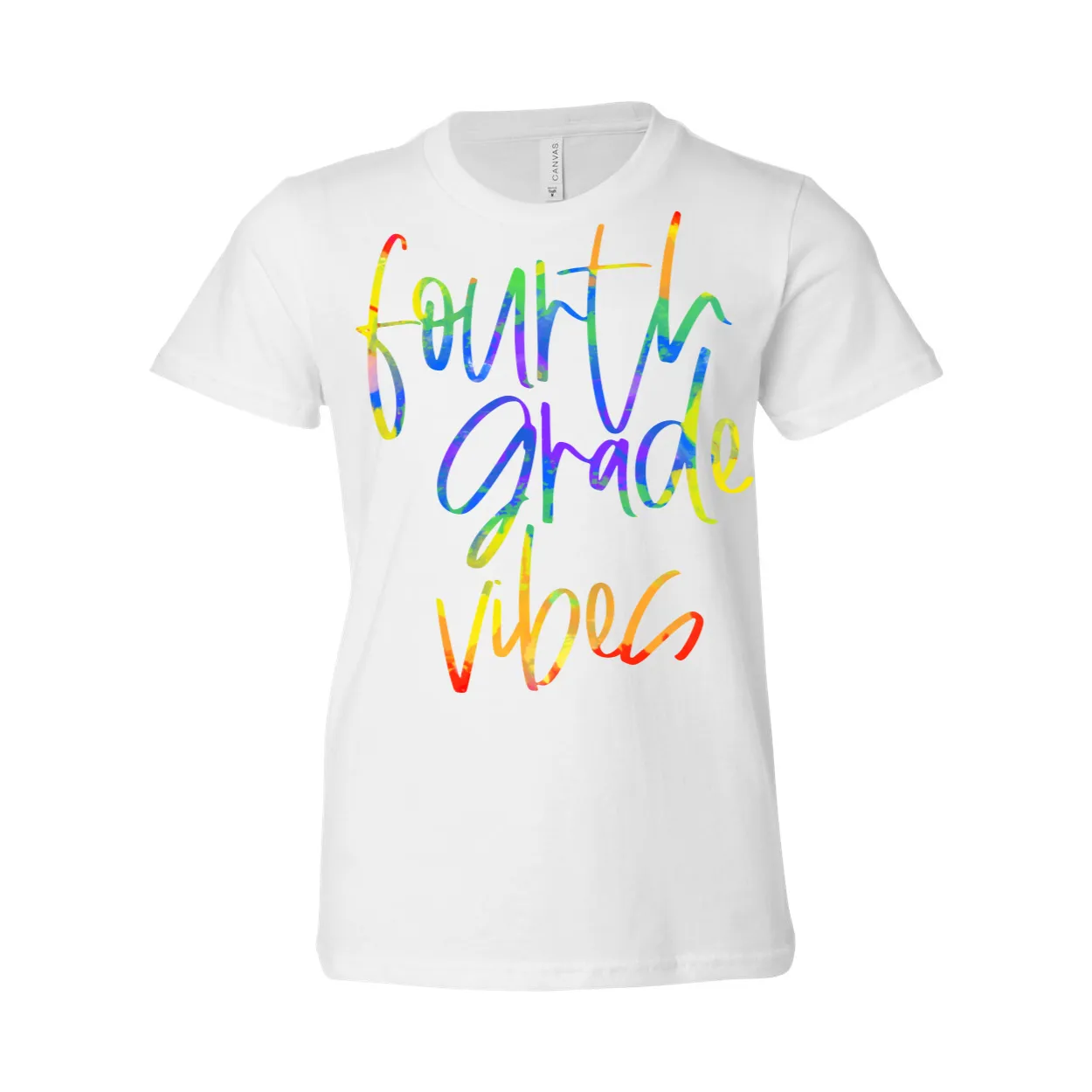 Fourth Grade YOUTH Tie Dye Vibes Tee