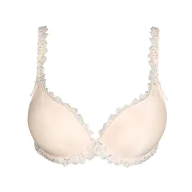 Jane Boudoir Cream Padded Heart Shape Bra