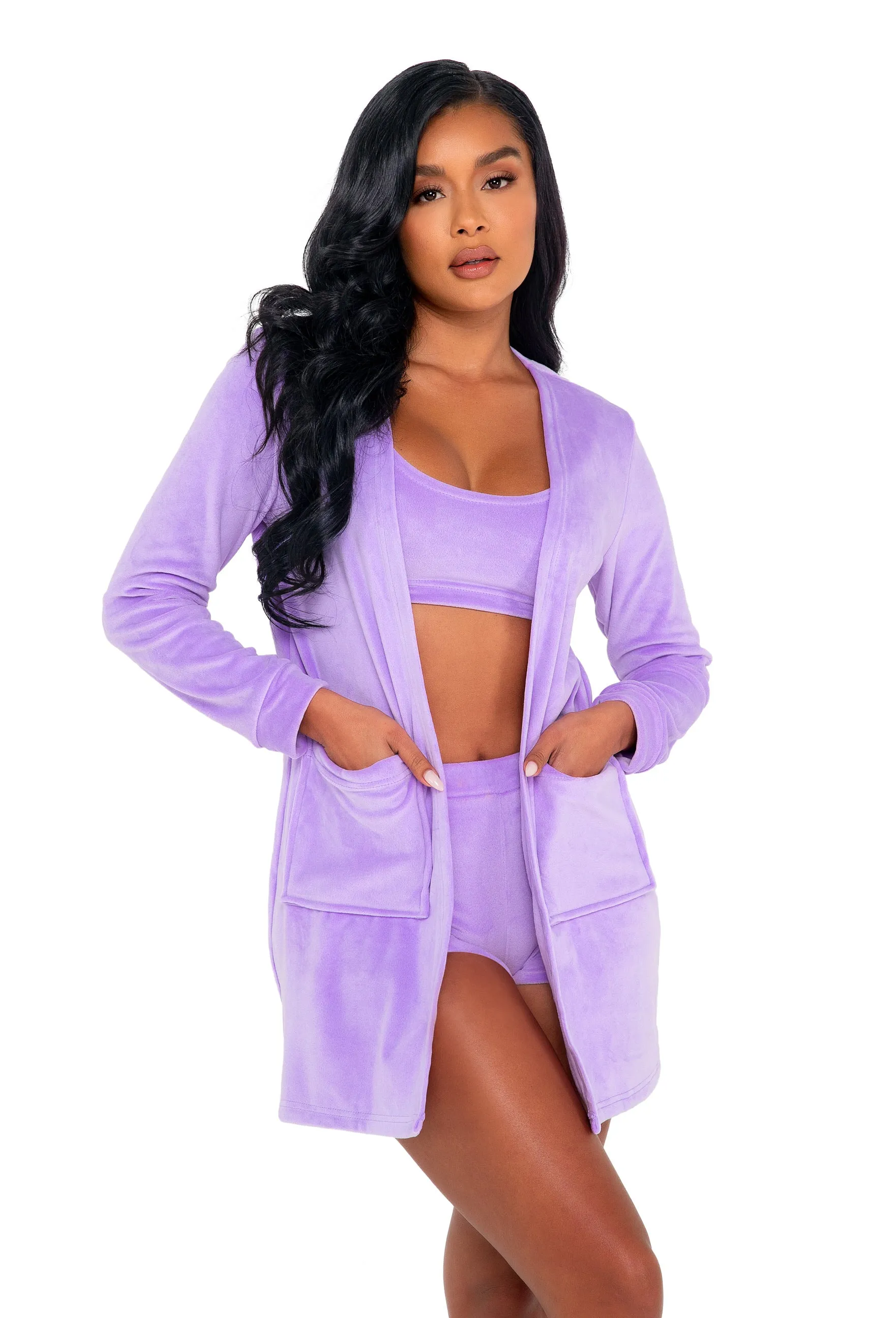 LI501 - 2pc Super Soft & Cozy Velour Set