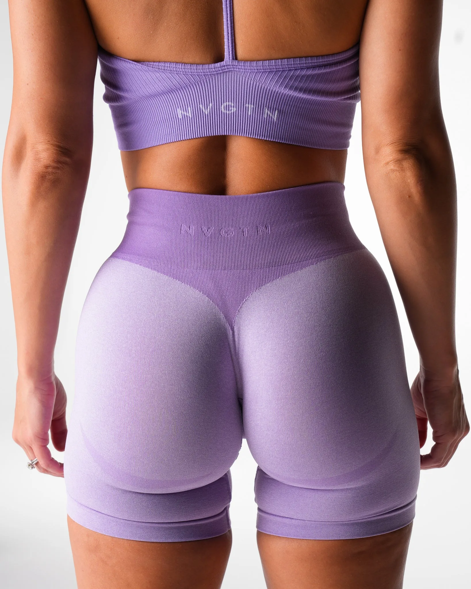 Lilac Knockout Seamless Shorts