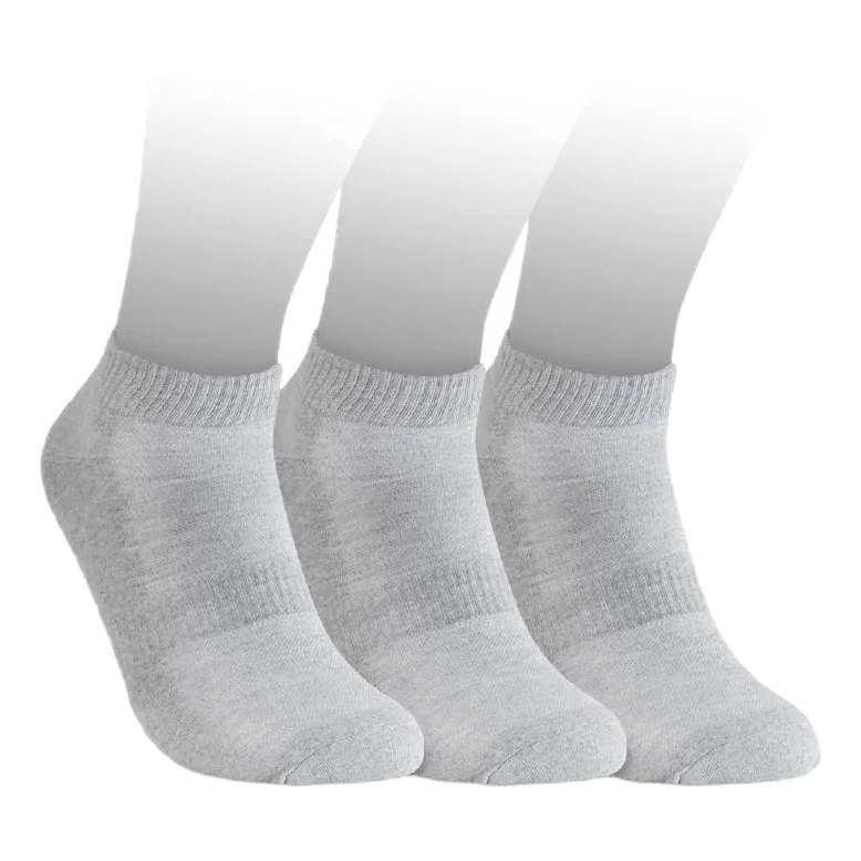 No-show 2.0 Sock 3-pack Grey