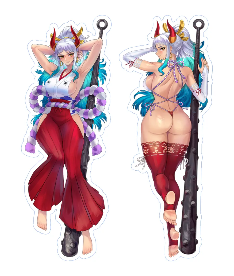 Oni Body Pillow (Pillow Case Only)   Free Sticker Set