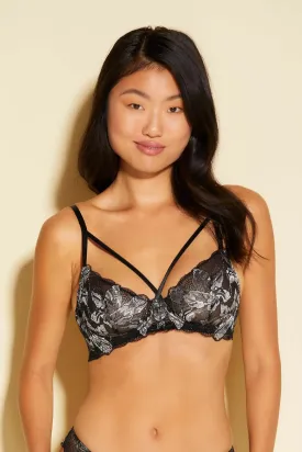 Paradiso Underwire Demi Cup Bra in Shades of Grey