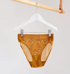 Petal lace brief [Honey]