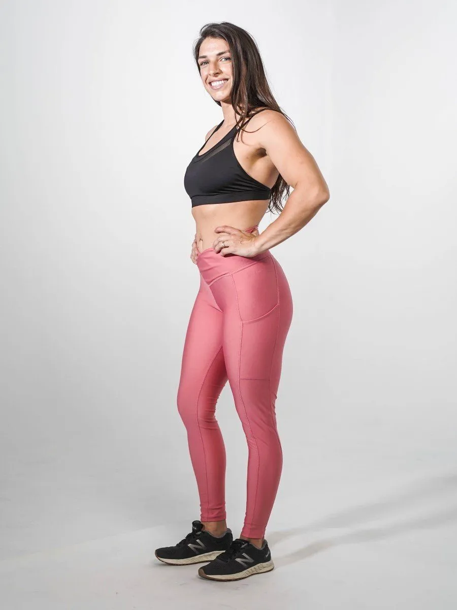 Pocket Leggings | BUBBLEGUM by Obsession Shapewear