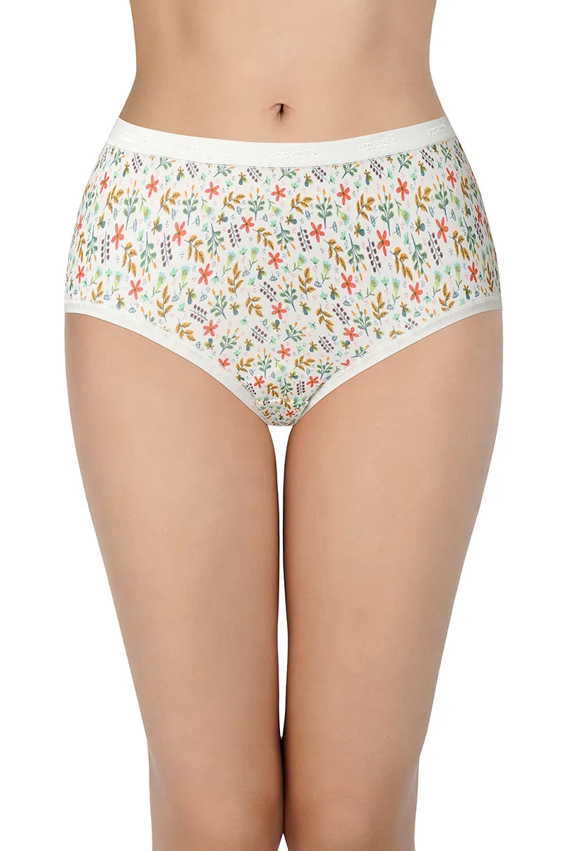 Printed Full Brief Panty (Pack of 3) - C514