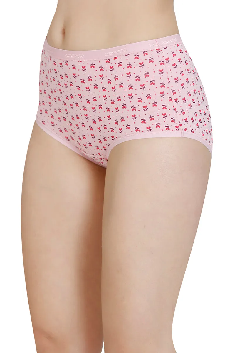 Printed High Rise Full Brief (Pack of 3)