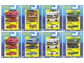 "Collectors" Superfast 2023 Assortment U "70 Years"  Set of 8 pieces Diecast Model Cars by Matchbox