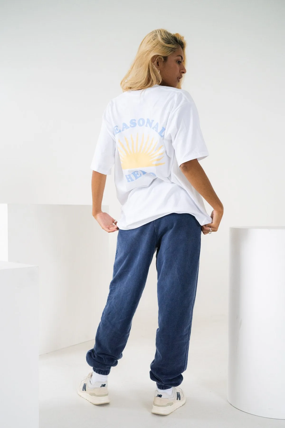 Seasonal Hero 'Morning Sun' Tee - White