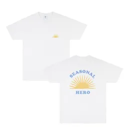 Seasonal Hero 'Morning Sun' Tee - White