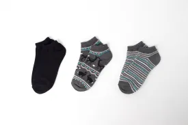 Socksmile Women's No Show Socks 3 Pair Pack.