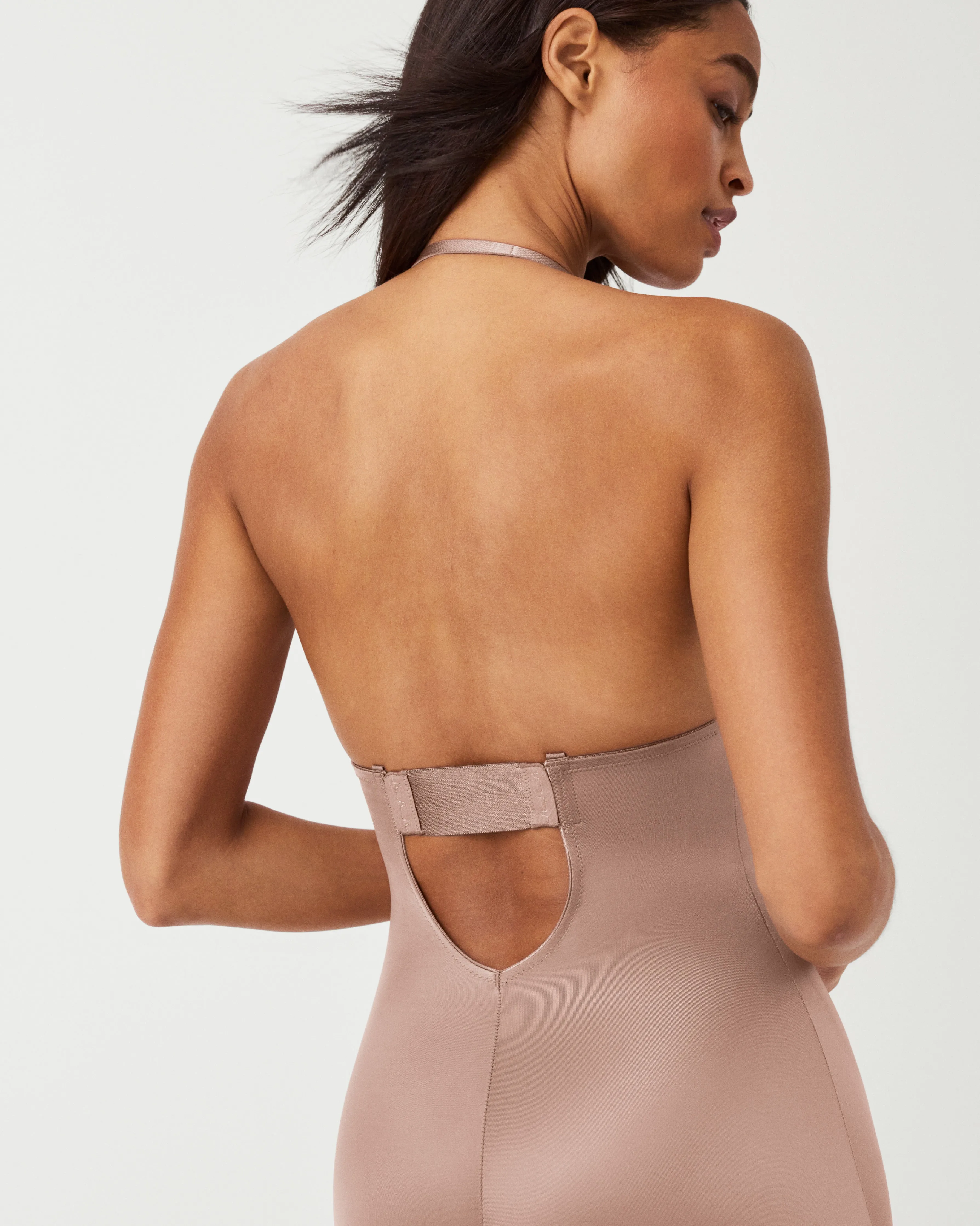 SPANXshape™ Suit Your Fancy Plunge Low-Back Mid-Thigh Bodysuit